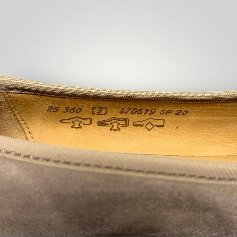 Gabor Chloe Ballet Wedge Tan Sz UK‎ 5 US 7.5